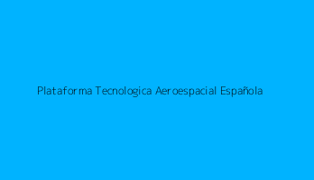 Plataforma Tecnologica Aeroespacial Española